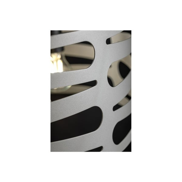 Sivé závesné svietidlo s kovovým tienidlom Marisa – GTV-image-2