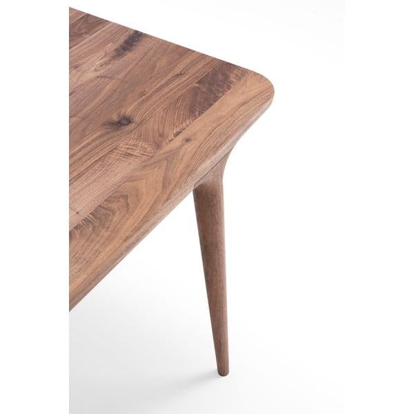 Jedálenský stôl z orechového dreva 90x200 cm Fawn – Gazzda-image-4