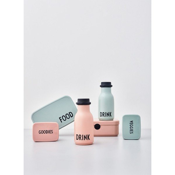 Ružová detská fľaša Design Letters Drink, 330 ml-image-3