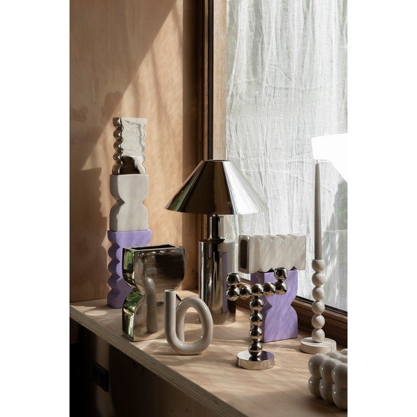 Kovová stolová lampa v striebornej farbe s kovovým tienidlom (výška  53 cm) Wonders – Zuiver-image-2