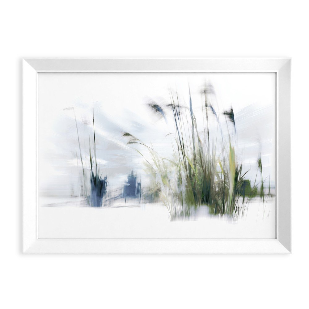 E-shop Tlačený obraz s rámom 56x75 cm Blue Grasses – Styler