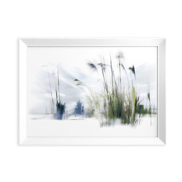 Tlačený obraz s rámom 56x75 cm Blue Grasses – Styler