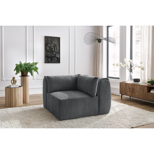 Sivý modul pohovky Jeanne – Bobochic Paris-image-1