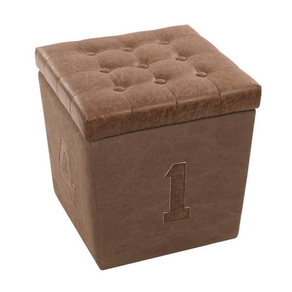 Stolička Box Brown, 40x40x44 cm