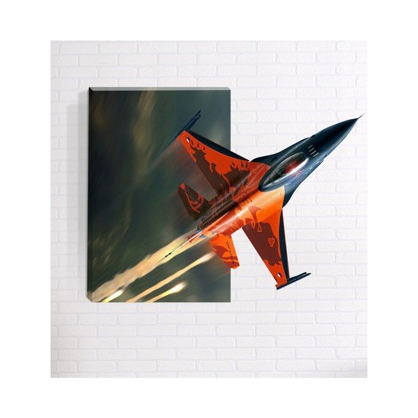 Nástenný 3D obraz Mosticx Raketa, 40 x 60 cm