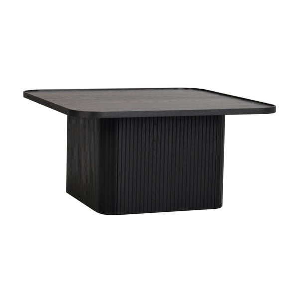 Čierny konferenčný stolík z dubového dreva Rowico Sullivan, 80 x 80 cm-image-3