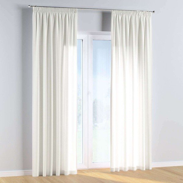 Bielobéžový záves 260x130 cm Cotton Story - Yellow Tipi-image-3