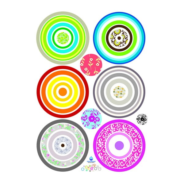 Samolepka Ambiance Colorful Bubbles-image-1