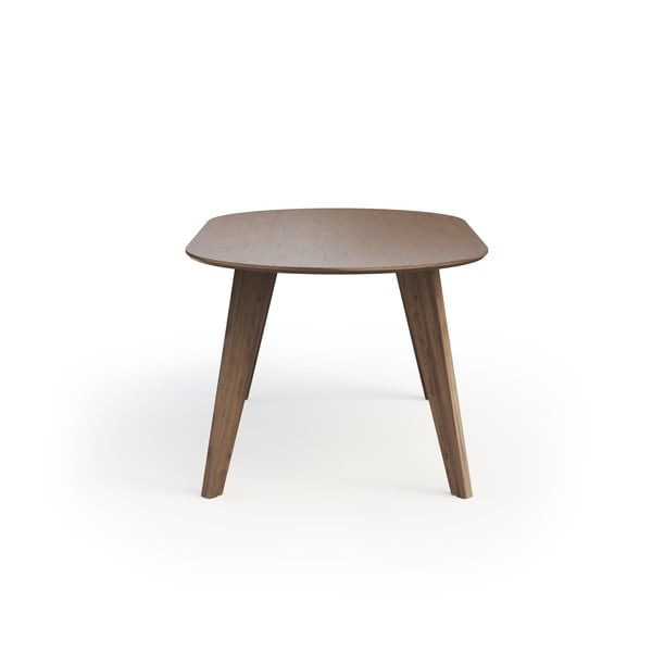 Jedálenský stôl s doskou v dekore orechového dreva v prírodnej farbe 100x180 cm Lago – TemaHome-image-4