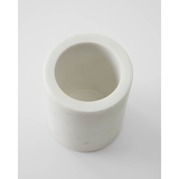 Biely mramorový téglik na zubné kefky Elenei – Kave Home-image-3