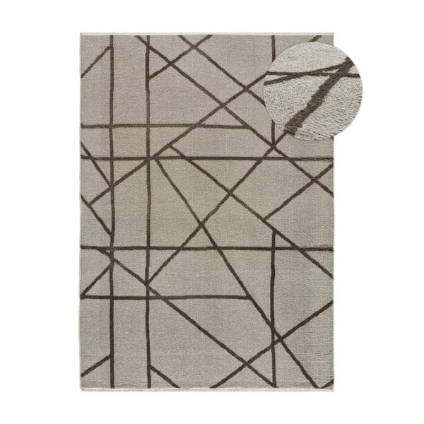 Svetlohnedý koberec 120x170 cm Lux – Universal