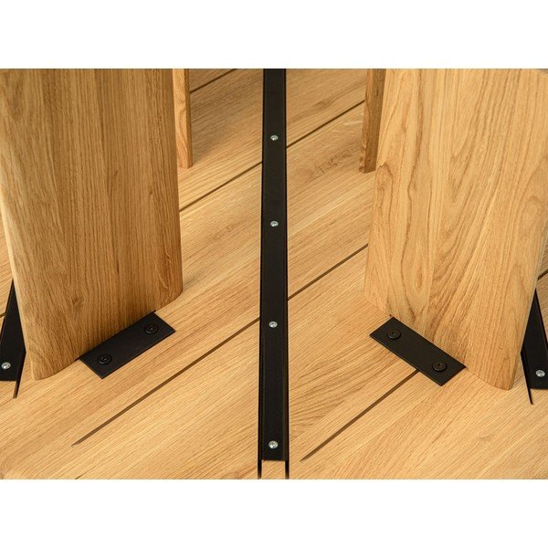 Okrúhly jedálenský stôl z dubového dreva ø 120 cm Charlotte – Micadoni -image-2