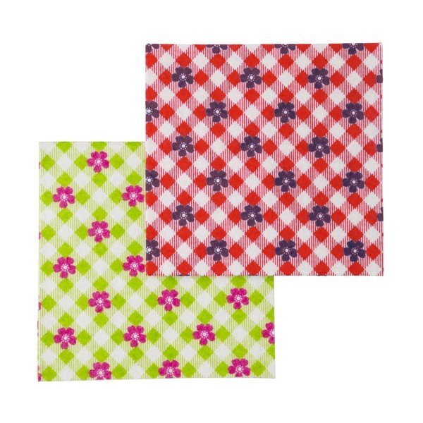 Sada 6 handričiek Gingham-image-1