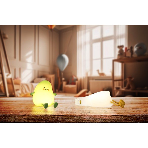 Biele detské nočné svietidlo Lesley – Fischer & Honsel-image-1