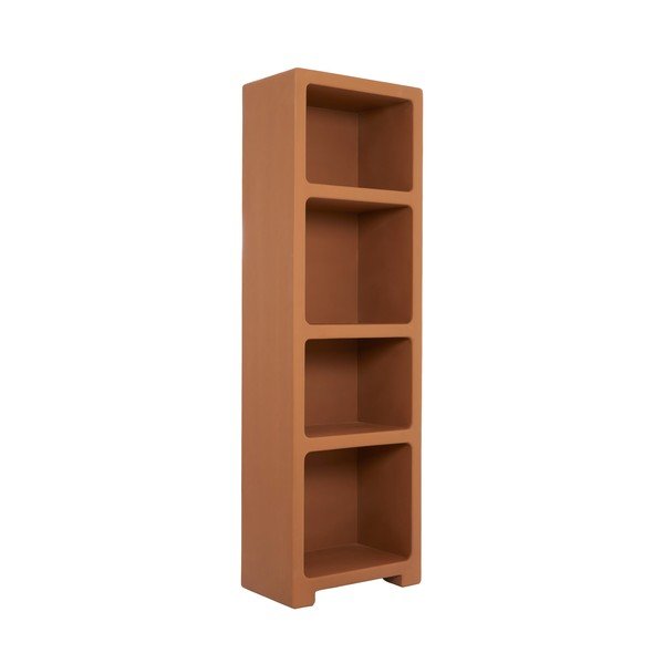 Regál v terakotovej farbe 60x190x35 cm Naluno – Light & Living