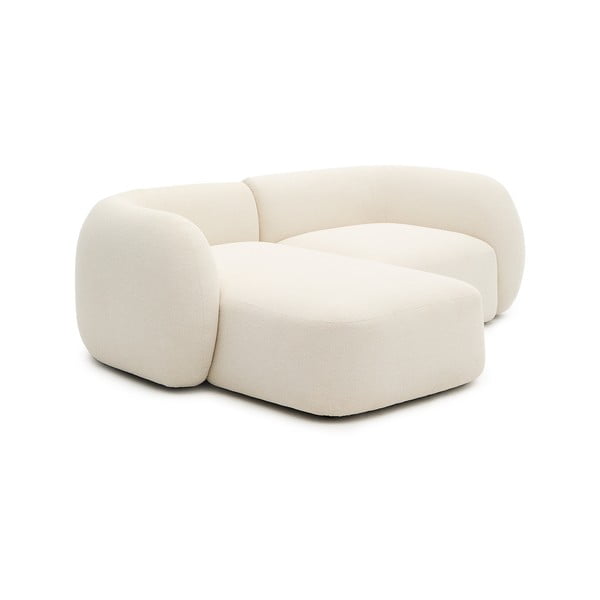 Krémová ženilková rohová pohovka (ľavý roh/s leňoškou) Martina – Kave Home-image-2