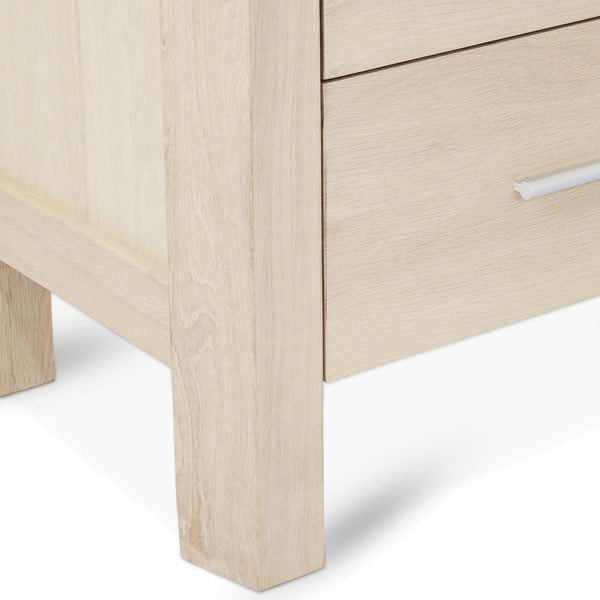 Vitrína v dekore duba v prírodnej farbe 100x190 cm Paris – Furnhouse-image-3