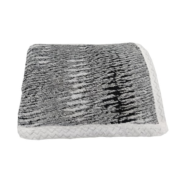 Čierna deka s baránkom 150x200 cm Marble – My House