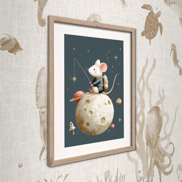 Detský obrázok 30x40 cm Astro Mouse – Styler-image-2