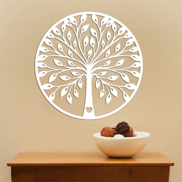 Biela nástenná dekorácia Tree-image-1