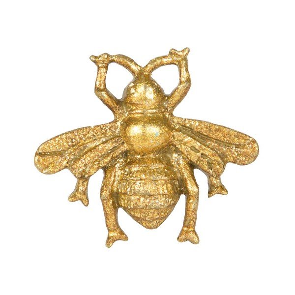 Cínová úchytka na zásuvku v zlatej farbe Sass & Belle Bee