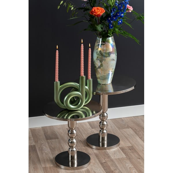 Kovový okrúhly odkladací stolík ø 39,5 cm Sheen – Leitmotiv-image-1