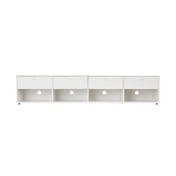 Biely TV stolík 214x45 cm Mistral – Hammel Furniture