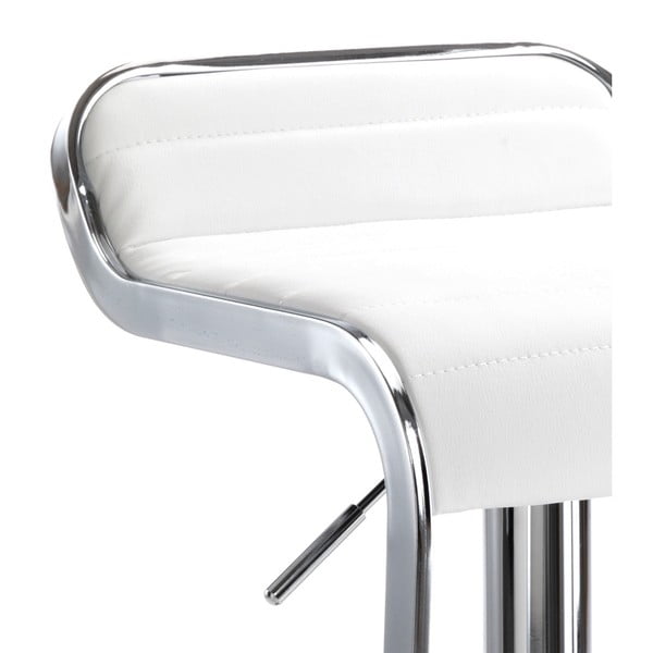 Biela/v striebornej farbe barová stolička 67 cm Snappy – Tomasucci-image-3