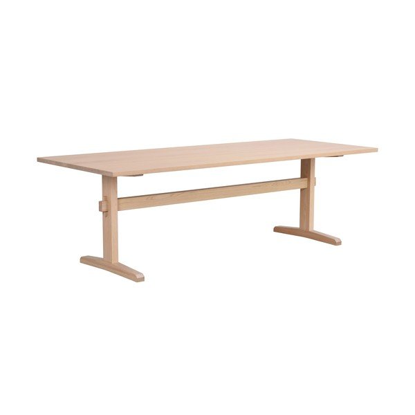 Rozkladací jedálenský stôl s doskou v dubovom dekore 240x95 cm Westville - Rowico-image-2