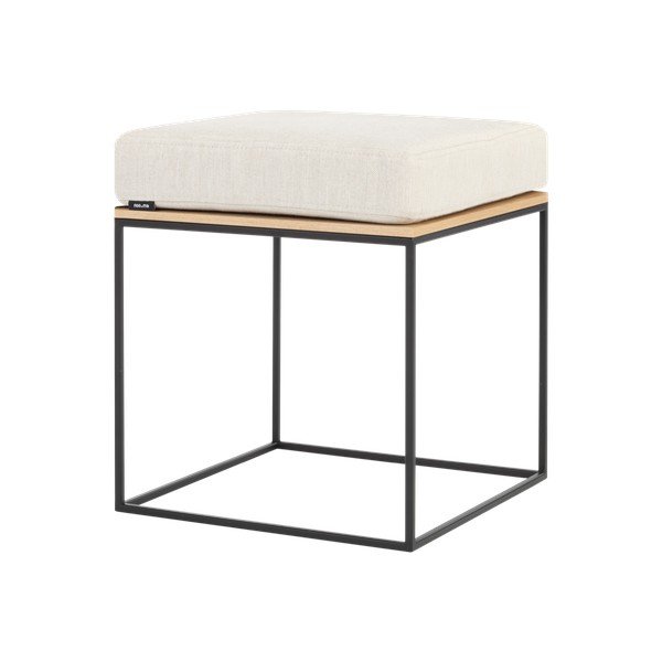 Béžová čalúnená stolička Feo – noo.ma