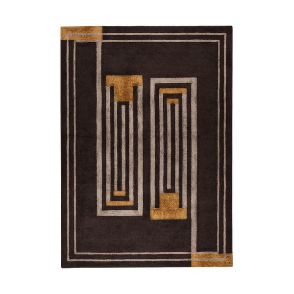 Hnedý ručne tkaný koberec Flair Rugs Moderne Lifestyle, 160 × 230 cm