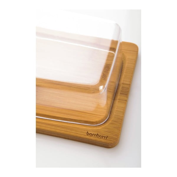 Nádoba na maslo s bambusovou miskou Bambum Novita-image-1