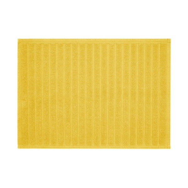 Žltá kúpeľňová predložka Jalouse Maison Tapis De Bain Duro Jaune, 50 × 70 cm