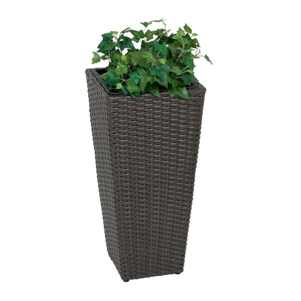 Tmavohnedý záhradný kvetináč ADDU Planter, výška 60 cm-image-1
