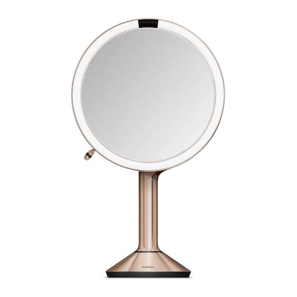 Kozmetické zrkadlo s osvetlením/zväčšovacie (5x) ø 20 cm Sensor Trio – simplehuman