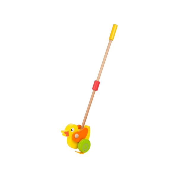 Drevená hračka na tyči Legler Animal Duck