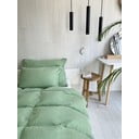 Zelené mušelínové obliečky na jednolôžko 135x200 cm Plain Muslin – Butter Kings