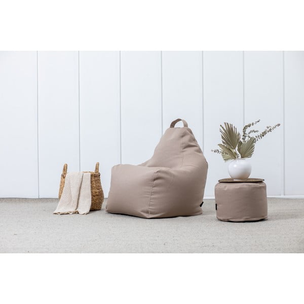 Svetlosivý sedací vak z textílie buklé Play Amuse – SLOWDOWN-image-1