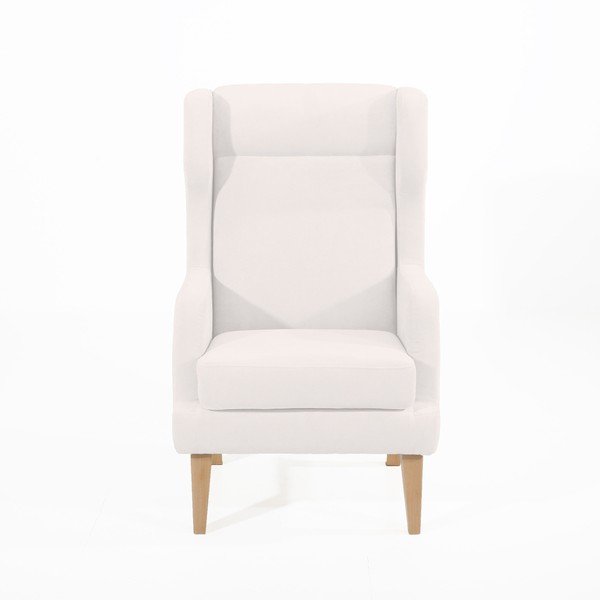 Krémové kreslo Max Winzer Bennet Suede-image-3