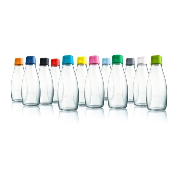Tyrkysovomodrá sklenená fľaša ReTap s doživotnou zárukou, 800 ml-image-1