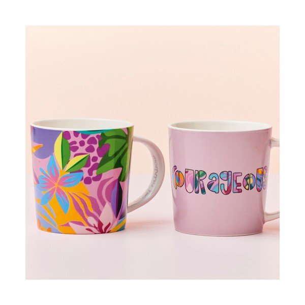 Porcelánové hrnčeky v súprave 2 ks 380 ml Be Fierce – Maxwell & Williams-image-1