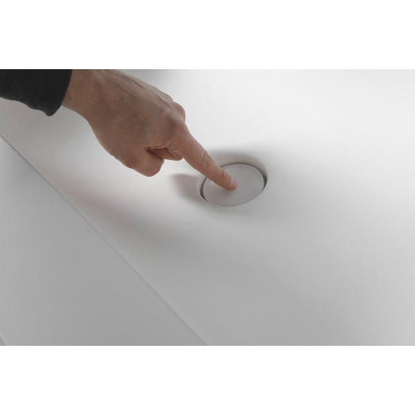 Biele dvojumývadlo z umelého kameňa 180x51,5 cm Aruba – Sapho-image-3