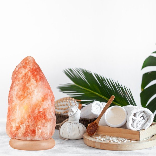 Oranžová soľná lampa, výška 30 cm Sally - LAMKUR-image-1