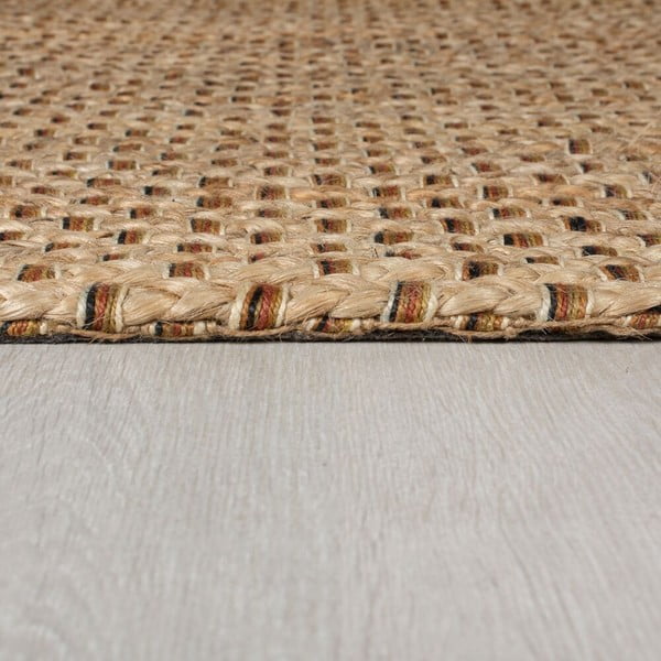 Jutový koberec behúň v prírodnej farbe 60x230 cm Sol - Flair Rugs-image-3