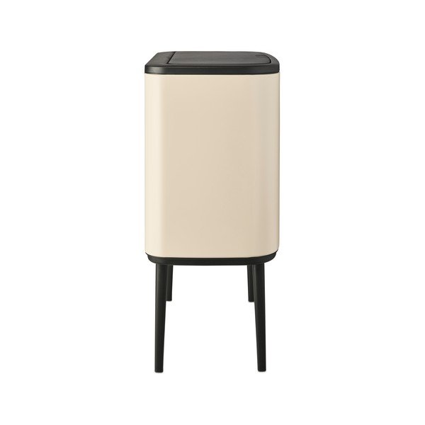 Béžový dotykový oceľový odpadkový kôš na triedený odpad 34 l Bo Touch Bin – Brabantia-image-3