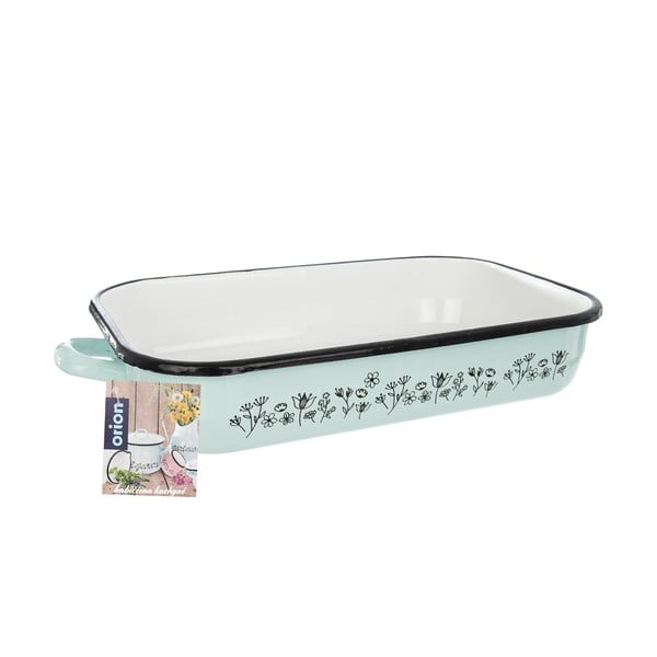 Mätovozelený smaltovaný pekáč Orion Meadow, 34 x 22 cm-image-3