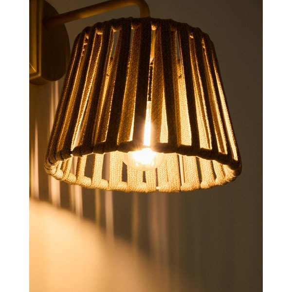LED nástenné vonkajšie svietidlo so solárnym panelom (výška  23 cm) Aldet – Kave Home-image-2