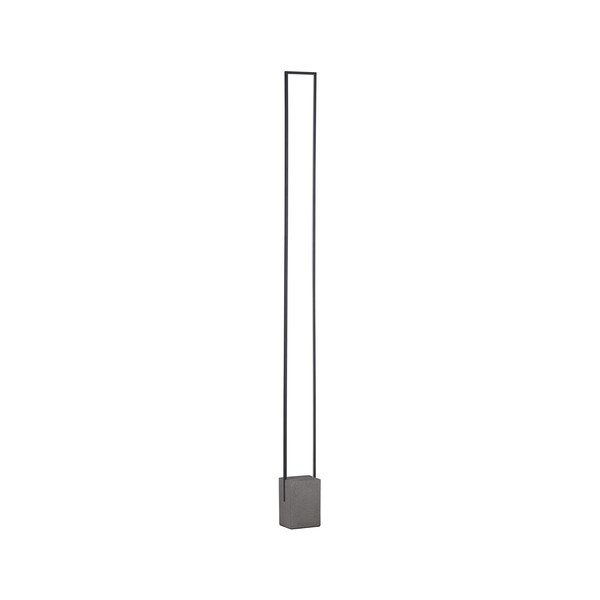 Čierna LED stojacia lampa (výška  161 cm) Lithos – Nova Luce