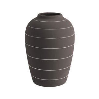 Tmavohnedá keramická váza PT LIVING Terra, ⌀ 13 cm