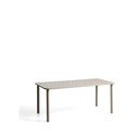 Oceľový záhradný jedálenský stôl 90x180 cm Brai – Kave Home